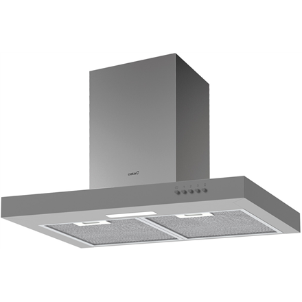 CATA ST-6010 X | Hood | Chimney Wall mounted | Energy efficiency class B | Width 60 cm | Mechanical control | 301 m³/h | LED | Stainless steel