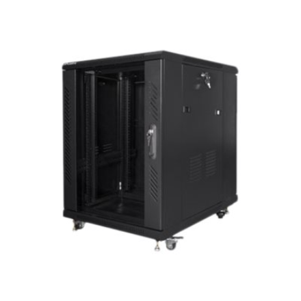 Lanberg | Rack cabinet 19" free-standing 15U/600x800 (flat pack) | FF01-6815-12B | Black