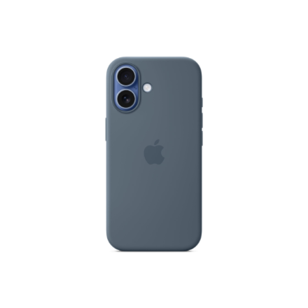 Apple iPhone 17 Silicone Case with MagSafe - Anchor Blue | Apple