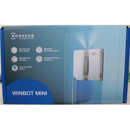 SALE OUT. | Ecovacs Windows Cleaner Robot | WINBOT MINI GREY | Corded | Grey | DAMAGED PACKAGING