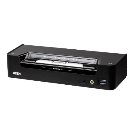 Aten | 3-Port USB-C DisplayPort Hybrid KVMP Switch | CS1953