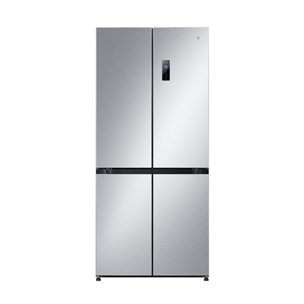 Xiaomi Mijia Refrigerator Cross Door 502L EU | Energy efficiency class E | Free standing | Side by Side | Height 191.2 cm | No Frost system | Fridge net capacity 326 L | Freezer net capacity 176 L | 37 dB | Brushed Si...