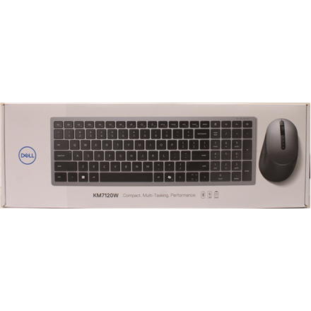 SALE OUT. Dell | Keyboard and Mouse | KM7120W | Keyboard and Mouse Set | Wireless | Mouse included | Batteries included | Bluetooth | Wireless connection | EN/LT | Titan Gray | DAMAGED PACKAGING