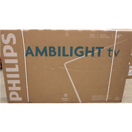 SALE OUT. Philips 65PUS8510/12 65" (164cm) QLED 4K Ambilight TV | Philips 65PUS8510/12 | 65 | Smart TV | TITAN OS | UHD | Black | DAMAGED PACKAGING