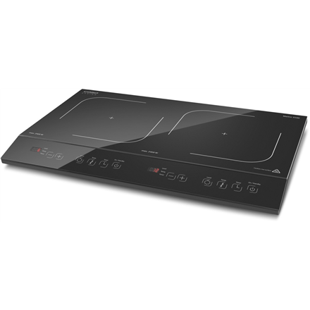 Caso | Free standing table hob | 02231 | Number of burners/cooking zones 2 | Sensor touch control | Induction | Black