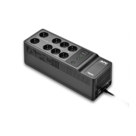 APC Back-UPS 850VA, 230V, USB Type-C and A charging ports, 8 Schuko CEE 7 sockets (2 overvoltage) | Schneider Electric
