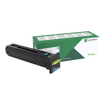 Lexmark CX860 Cyan Return Programme 55K Toner Cartridge | Lexmark 82K2UC0 | Lexmark - High Yield - cyan - original - toner cartridge - LCCP, LRP | Toner cartridge | Cyan