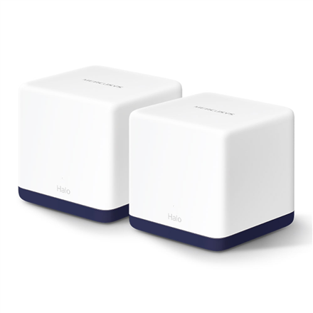 Mercusys | AC1900 Whole Home Mesh Wi-Fi System | Halo H50G (2-Pack) | 802.11ac | 600+1300 Mbit/s | Ethernet LAN (RJ-45) ports 3 | Mesh Support Yes | MU-MiMO Yes | No mobile broadband