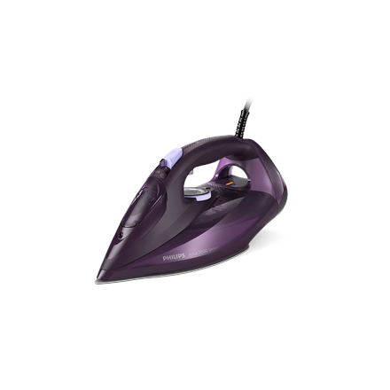 Philips | DST7051/30 7000 Series | Steam Iron | 2800 W | Water tank capacity 300 ml | Continuous steam 50 g/min | Dark purple | Steam boost performance 250 g/min