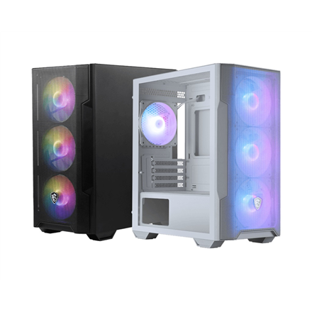 MSI PC Case | MAG FORGE M100R | Side window | Micro ATX Tower | ATX | White