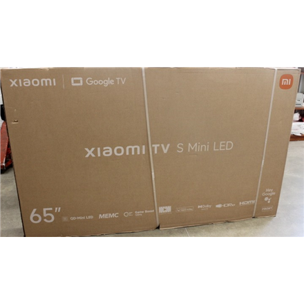 SALE OUT. Xiaomi TV S Mini LED 65 2026 | SALE OUT. Xiaomi | S Mini LED 2026 | 65 | Smart TV | Google TV | 4K UHD | Dark Grey | DAMAGED PACKAGING