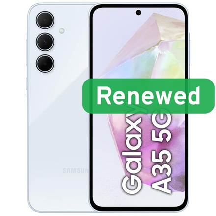 Samsung Renewed Grade A | Galaxy A35 5G | Awesome Ice Blue | 6.6 " | 128 GB | 5G