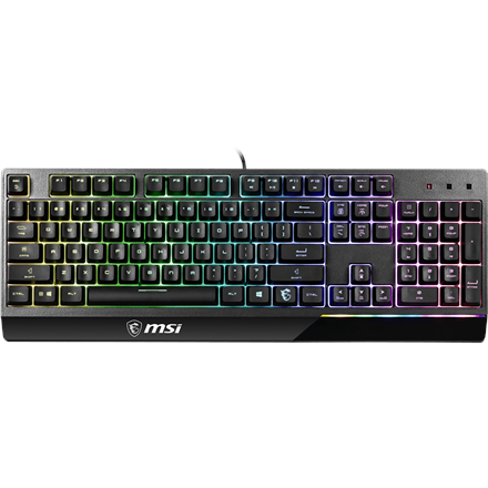 MSI | Vigor GK30 | Gaming Keyboard | Wired | RGB LED light | US | Black