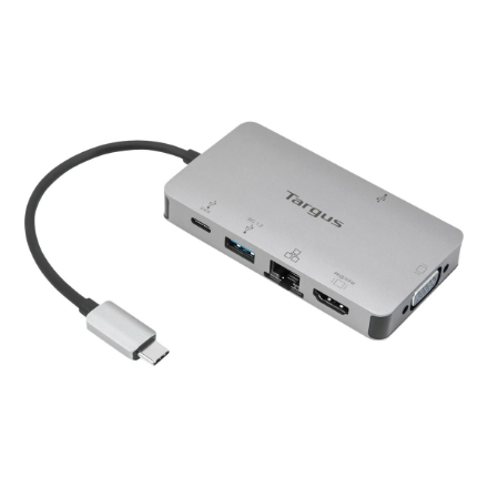 Targus | USB-C DP Alt Mode Single Video 4K HDMI/VGA Docking Station with 100W PD Pass-Thru | DOCK419EUZ | VGA (D-Sub) ports quantity 1 | HDMI ports quantity 1