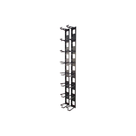 APC Vertical Cable Organizer, 8 Cable Rings, Zero U | Schneider Electric