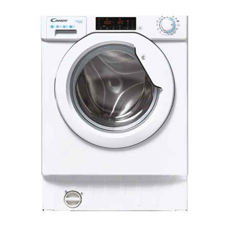 Candy | Washing Machine | CBW 48TWME-S | Energy efficiency class A | Front loading | Washing capacity 8 kg | 1400 RPM | Depth 54 cm | Width 60 cm | LCD | White