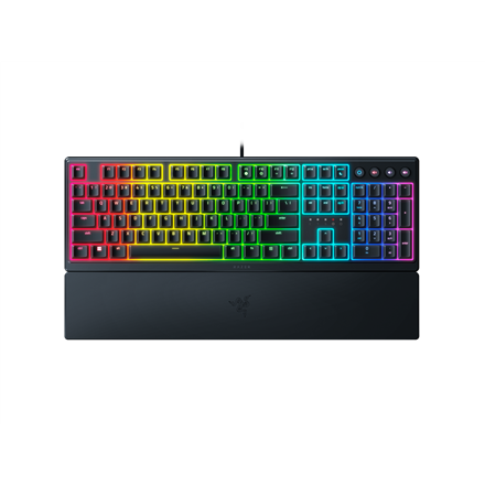 Razer | Gaming Keyboard | Ornata V3 | Gaming keyboard | Wired | RGB LED light | NORD | Razer Mecha-Membrane | Black