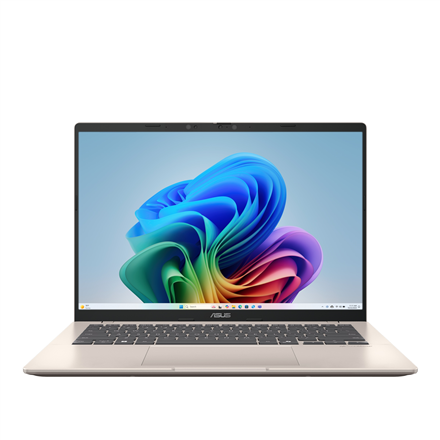 Asus Vivobook 14 X1407QA-LY045W | Platinum Gold | 14 " | IPS | WUXGA | 1920 x 1200 pixels | 60 Hz | Anti-glare | Snapdragon X | X1 26 100 | 16 GB | LPDDR5X | Solid-state drive capacity 512 GB | Qualcomm Adreno GPU | W...