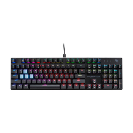 Acer Predator Aethon 303 | Keyboard | Wired | US | Kailh Blue | Black | Retail Pack