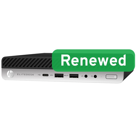 HP Renewed Grade B | EliteDesk 800 G4 | Intel Core i5 | i5-8500T | 8 GB | SSD | 256 GB | Intel UHD Graphics 630 | Windows 11 Pro