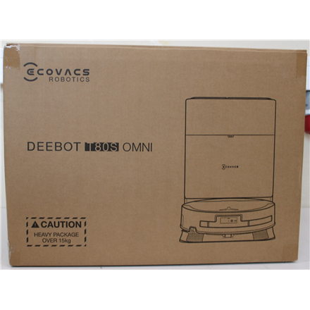 SALE OUT. Ecovacs DEEBOT T80S OMNI BLACK Vacuum cleaner, Robot, Wet&Dry, 24800Pa, TruEdge 3.0, AIVI 3D 3.0, 6400 mAh, Black + Auto-empty sta | Ecovacs Robotic Vacuum Cleaner | DEEBOT T80S OMNI BLACK | Wet&Dry | 6400 m...