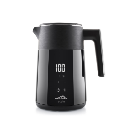 Kettle | ETA Etela 9596 90000 | ETA 2200 W | Electric | 1.5 L | Stainless steel | 360° rotational base | Black