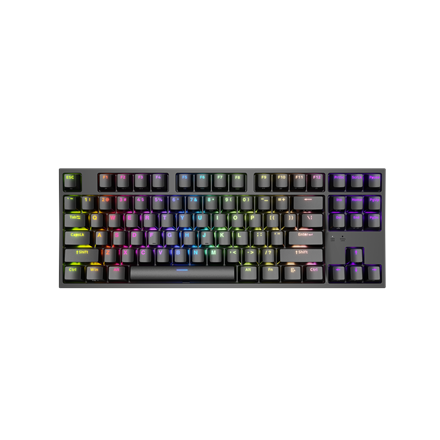 Genesis | THOR 404 TKL | Mechanical Gaming Keyboard | Wired | US | Gateron Yellow Pro | Black | RGB