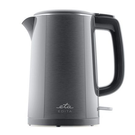 ETA Kettle | ETA859590020 EDITA | Electric | 2200 W | 1.5 L | Stainless steel | 360° rotational base | Grey