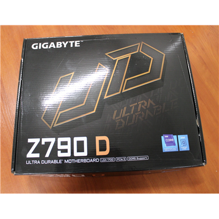 SALE OUT. | Gigabyte Z790 D | Processor family Intel | Processor socket LGA1700 | DDR5 | Supported hard disk drive interfaces SATA, M.2 | Number of SATA connectors 6 | WITHOUT MANUALS AND ACCESSORIES ONLY BACK PANEL I...