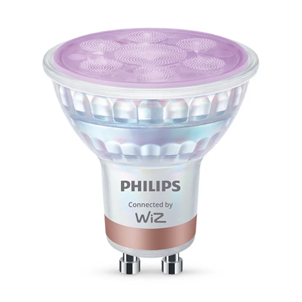 Philips Smart WiFi Spot PAR16 36° 345 Lm RGB, 3 pcs | GU10 | 4.7 W | Full colour and warm to cool | Bluetooth, Wi-Fi