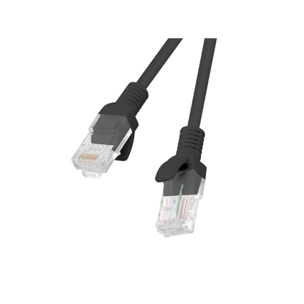 Lanberg | Patchcord CAT.5E UTP | PCU5-10CC-0050-BK | 0.5 m | Black