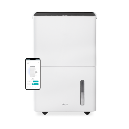 Duux | Smart Dehumidifier | Bora | Suitable for rooms up to 40 m² | Water tank capacity 4 L | White