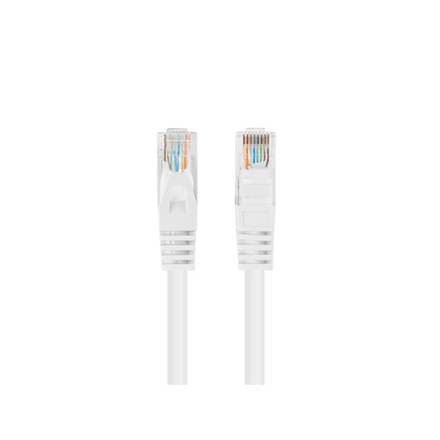 Lanberg Patchcord CAT.6 UTP 1M fluke passed 10-pack, White | PCU6-20CC-0100-W
