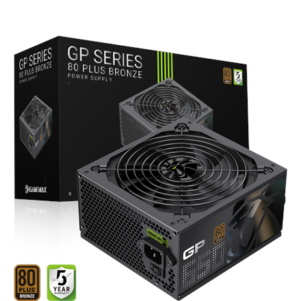 Gamemax PSU | GP 650B | 650 W | Bronze | Non-Modular