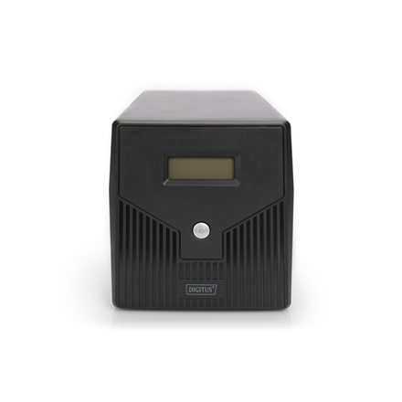 Digitus | Line-Interactive UPS | Line-Interactive UPS DN-170075, 1500VA, 900W, 2x 12V/9Ah battery, 4x CEE 7/7 outlet, 2x RJ45, 1x USB 2.0 type B, 1x RS232, LCD, Simulated Sine Wave, 380x158x198mm, 10.1kg | 1500 VA | 9...