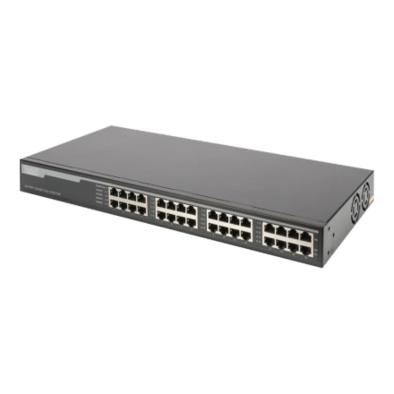 DIGITUS 10G Ethernet PoE+ Injector Hub, 802.3at, 10G | Digitus