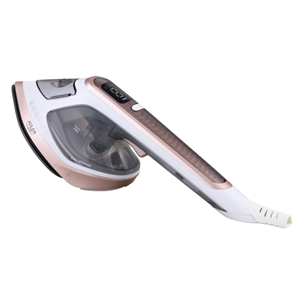 Adler 2in1 Garment Steamer and Iron | AD 5044 | Handheld | 1400 W | 0.18 L | 25 g/min | White/Gold