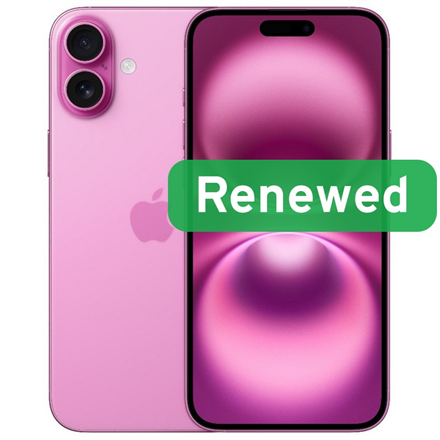 Apple Renewed Grade C | Apple iPhone 16 Plus | Pink | 6.7 " | OLED | 128 GB | 5G | iOS