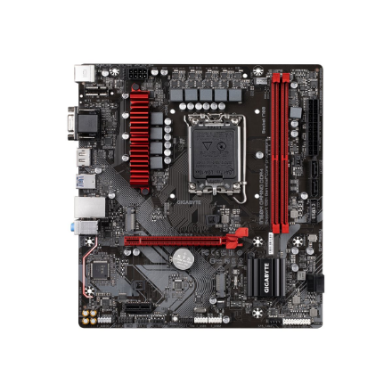 Gigabyte | B760M GAMING DDR4 1.0 M/B | Processor family Intel | Processor socket LGA1700 | DDR4 DIMM | Memory slots 2 | Supported hard disk drive interfaces SATA, M.2 | Number of SATA connectors 4 | Chipset Intel B760...
