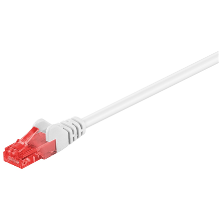 CAT 6 patch cable U/UTP | 68632 | Prewired, unshielded LAN cable with 2x RJ45 plugs for connecting network components; High-quality copper-clad aluminium wire (CCA) and gold-plated contacts guarantee an excellent, pow...