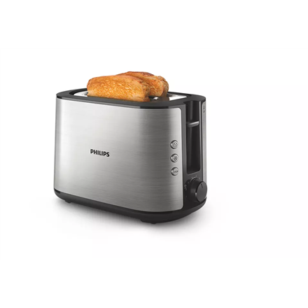 Philips | Toaster | HD2650/90 Viva Collection | Power 950 W | Number of slots 2 | Housing material Metal | Stainless Steel