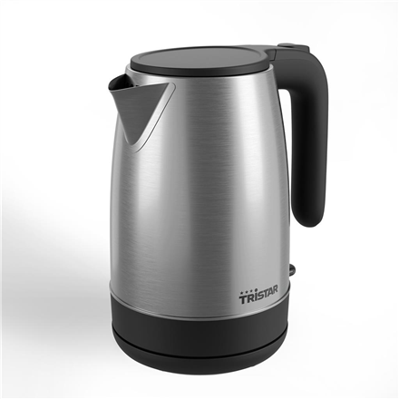 Tristar | Kettle | WK-1348 | Electric | 2200 W | 1.7 L | Stainless steel | 360° rotational base | Black/Stainless Steel