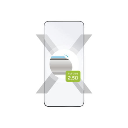 Fixed Screen protector | Samsung | Galaxy S24/S25 | Tempered glass | Black | Full Cover 2.5D
