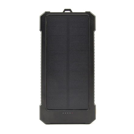 Gembird | Solar Power Bank | PB10-SOLAR-1 | 10000 mAh | Black
