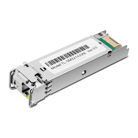TP-LINK | 1000 Base-BX WDM Bi-Directional SFP Module | TL-SM321A-2 | 9/125 μm SMF (Single-Mode Fiber) | 9/125 μm SMF (Single-Mode Fiber)
