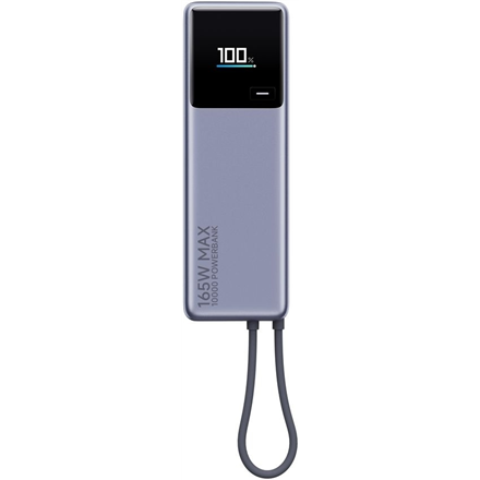 Xiaomi 165W Power Bank (Integrated Cable) | 10000 mAh | USB-C | Gray