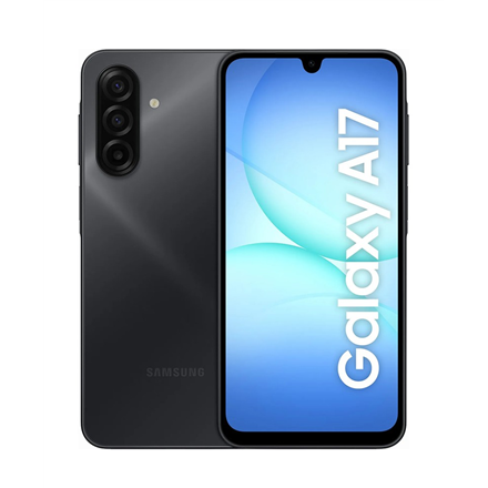 Samsung | Galaxy | A17 | Black | 6.7 " | Super AMOLED | 1080 x 2340 pixels | Exynos | 1330 | Internal RAM 4 GB | 128 GB | MicroSD | Dual SIM | 3G | 4G | 5G | Main camera resolution 50 MP | Secondary camera resolution...