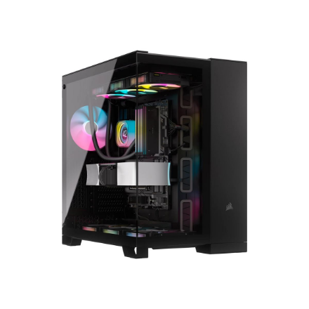 Corsair Dual Chamber PC Case | iCUE LINK 6500X RGB | Mid Tower | ATX | Black