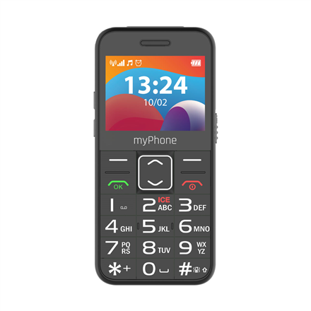 myPhone HALO | 3 LTE | Black | 2.4 " | IPS | 48 MB | 128 MB | Dual SIM | Nano SIM | Bluetooth | 2.1 | USB version Type-C | Built-in camera | Main camera resolution 0.3 MP | 1400 mAh