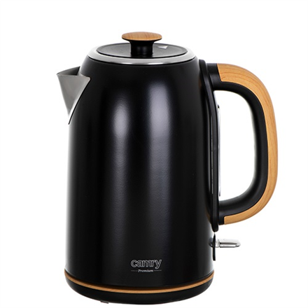 Camry | Kettle | CR 1342 | Electric | 2200 W | 1.7 L | Stainless steel | 360° rotational base | Black